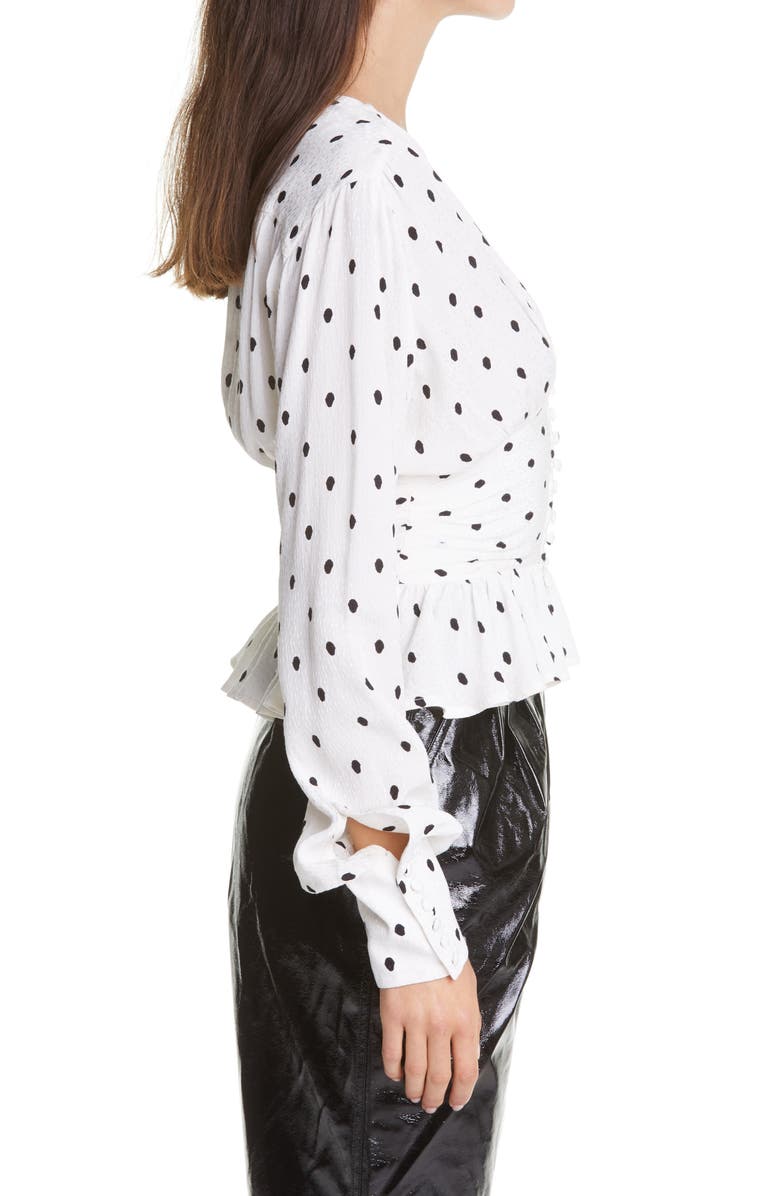 ROTATE Tracy Polka Dot Top, Alternate, color,