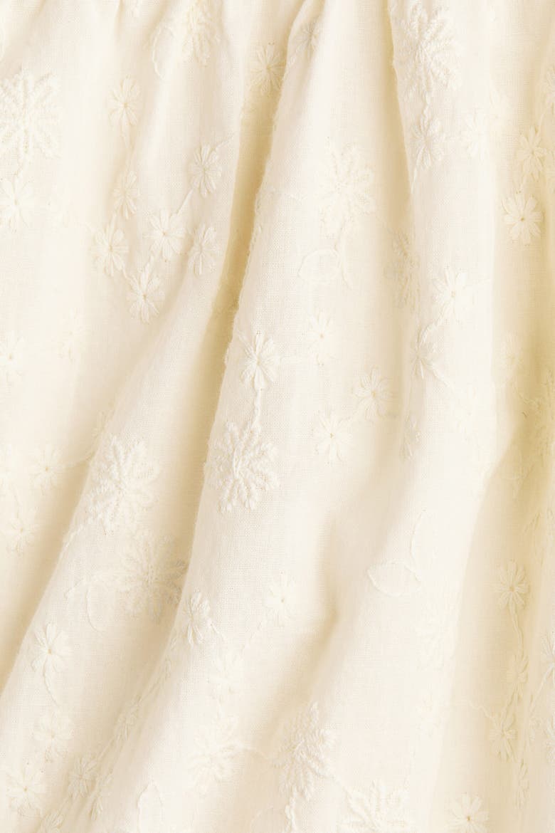 Embroidered Balloon-leg Pants, Alternate, color, Cream