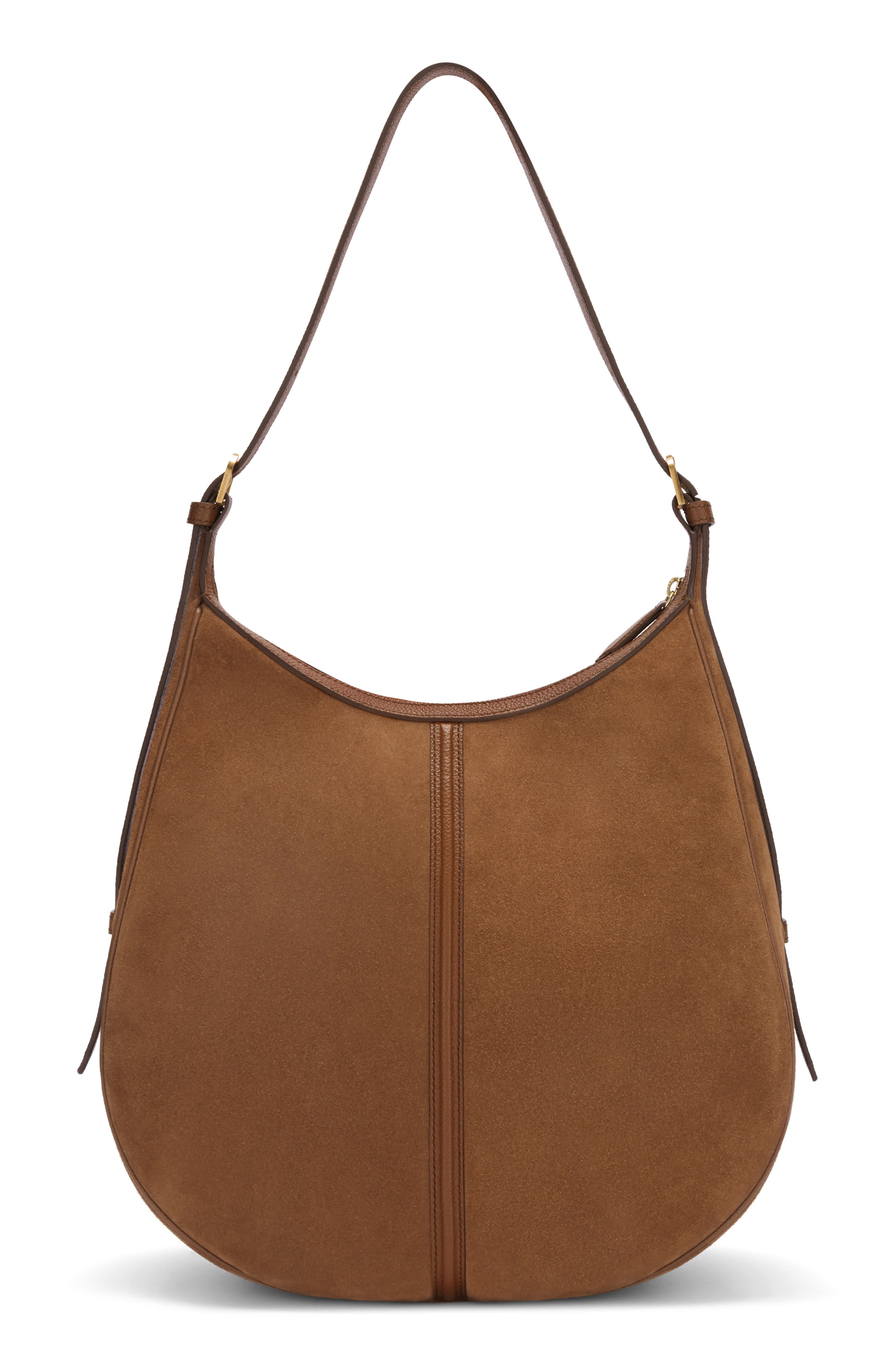 DeMellier Siena Leather Hobo Bag, Alternate, color, Deep Tan