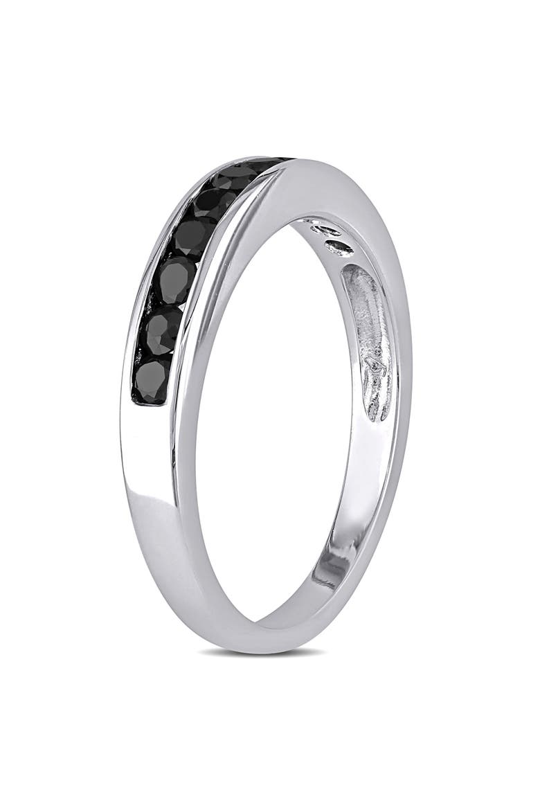 Black Diamond Anniversary Band Ring, Alternate, color, Diamond