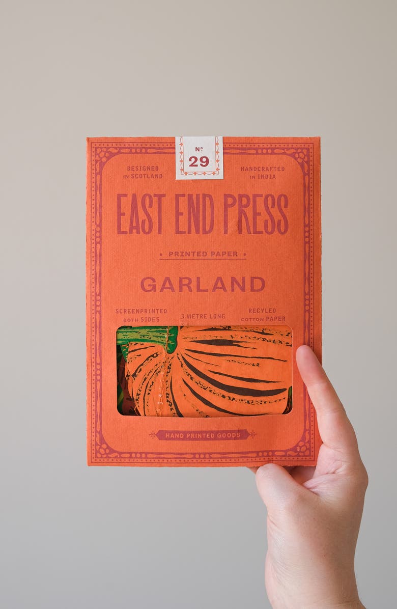 East End Press Pumpkins Sewn Garland, Alternate, color, Mixed