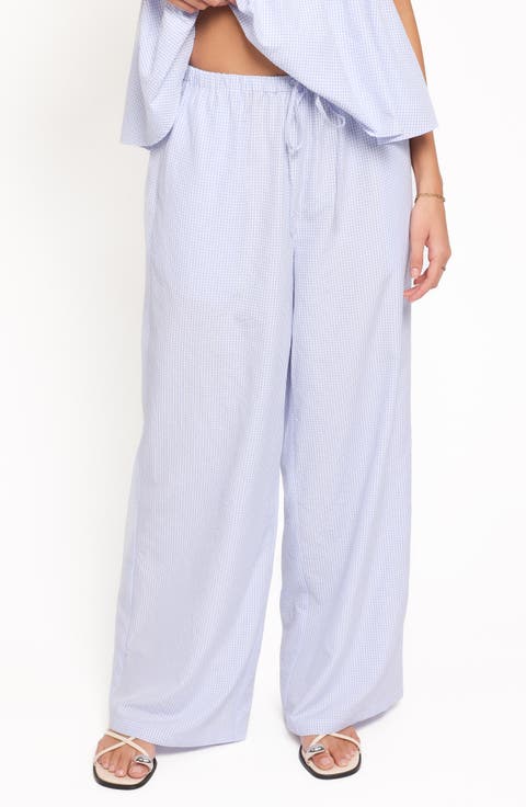 Elowen High Rise Wide Leg Drawstring Pants