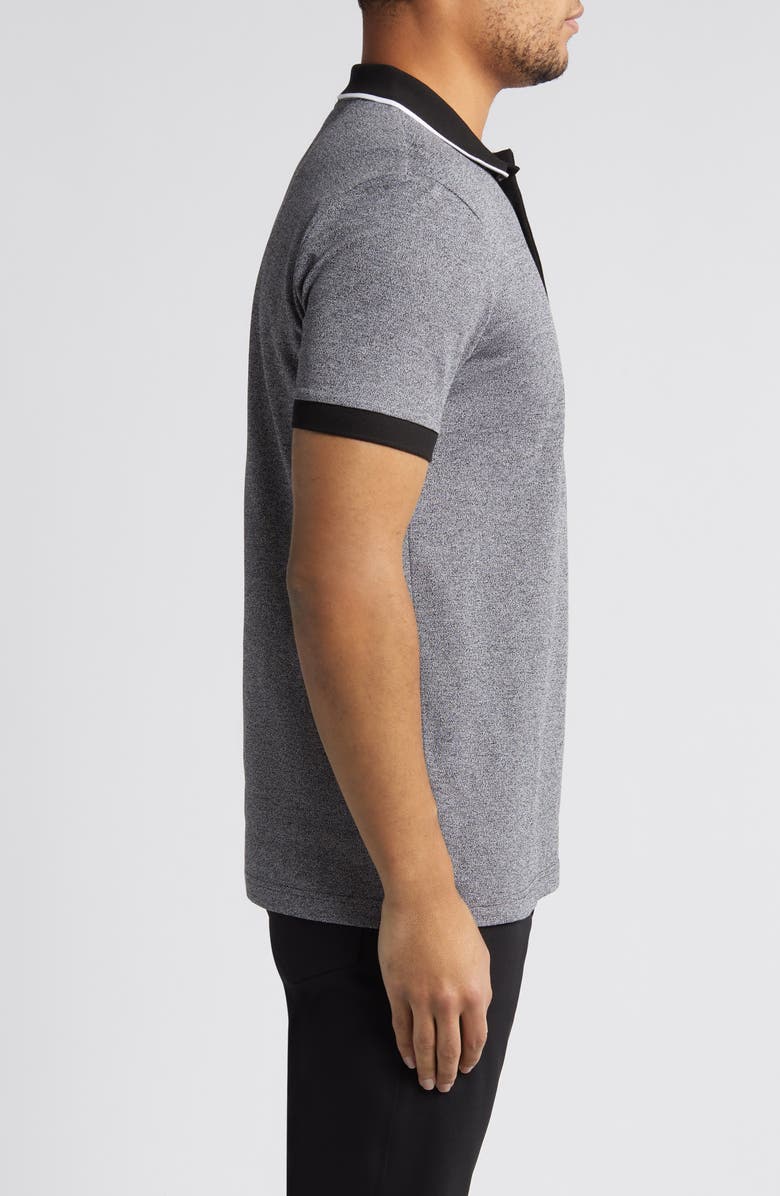 BOSS Paddy 3 Polo, Alternate, color, Black Heather