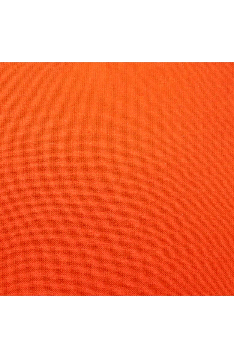 PARKLAND COLLECTION Crochet Dot Throw Pillow, Alternate, color, Orange