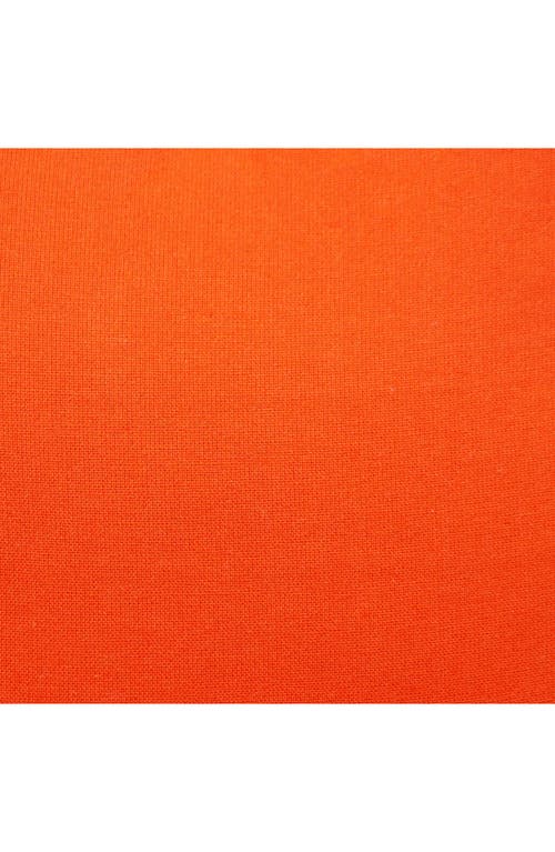 Parkland Collection Crochet Dot Throw Pillow In Orange