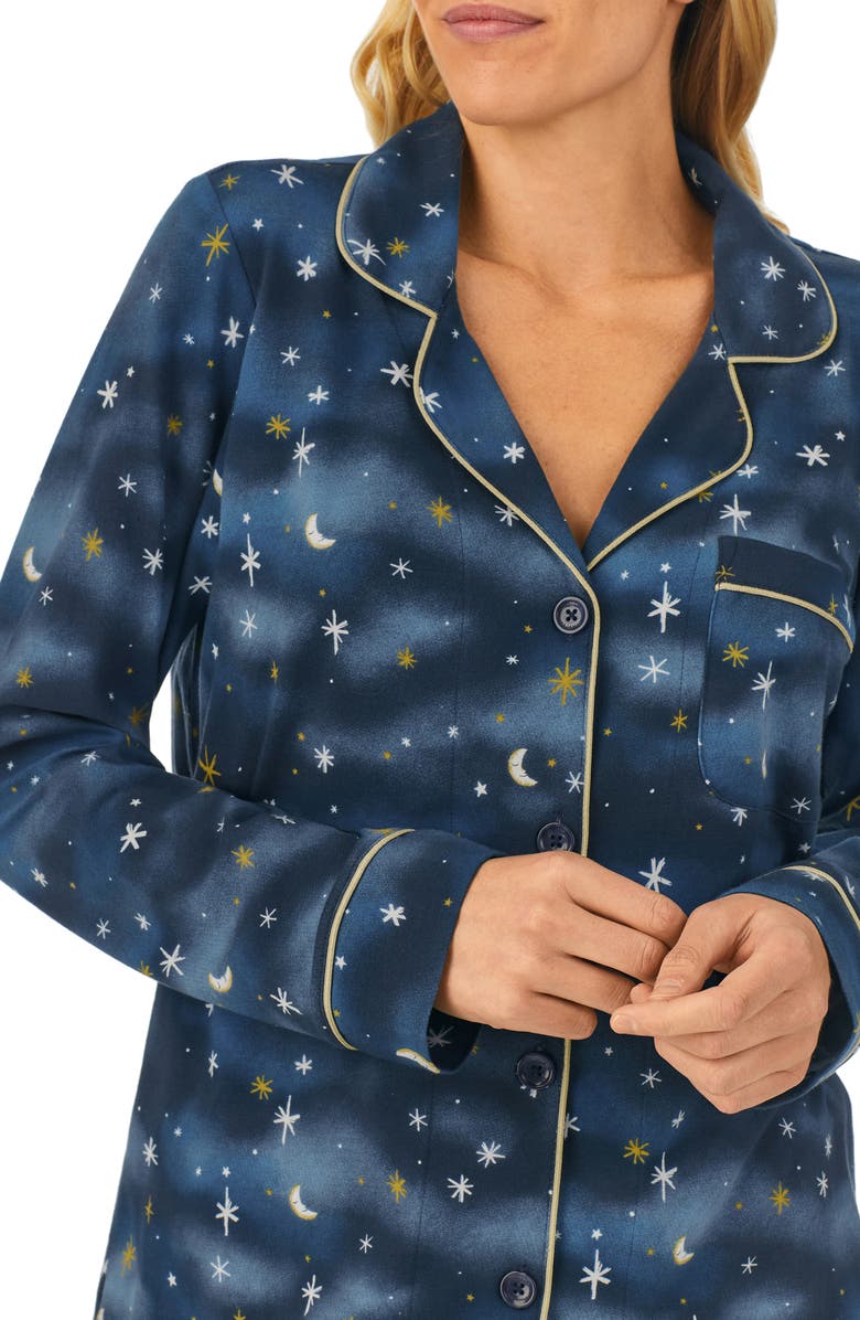 BedHead Pajamas Print Stretch Organic Cotton Jersey Pajamas, Alternate, color, 