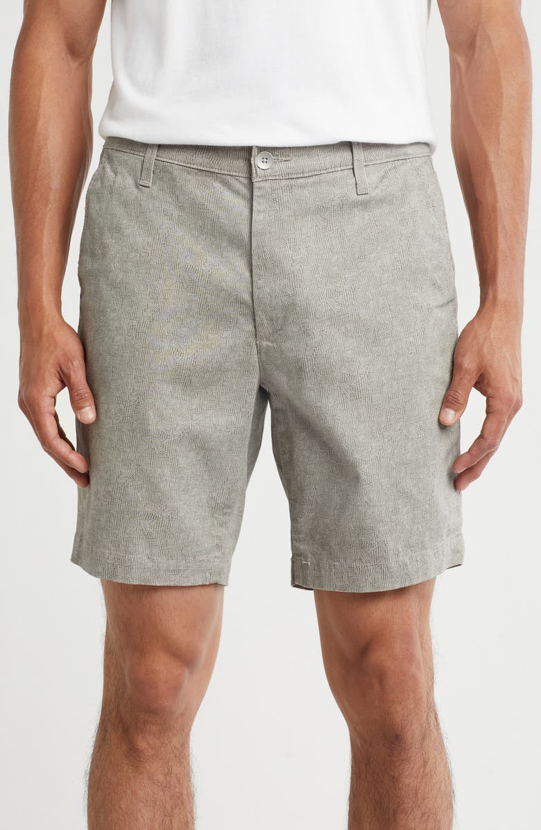 AG Wanderer Print Chino Shorts, Main, color, Tupelo Taupe Multi