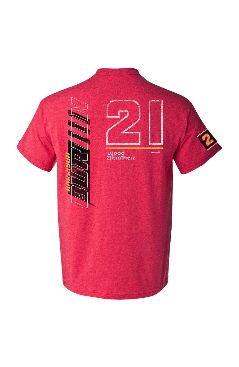 E2 APPAREL Men's Scarlet Harrison Burton 3-Spot Lifestyle T-Shirt, Alternate, color, 