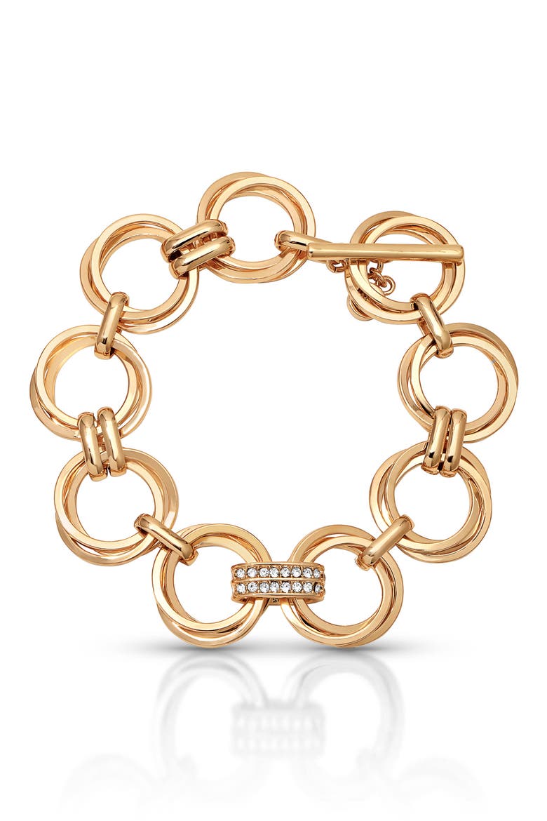 Complete Circle Chain Bracelet, Main, color, GOLD