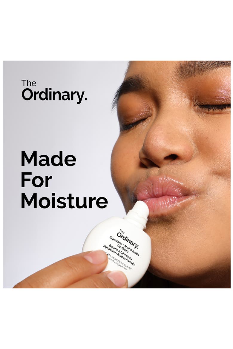 Squalane + Amino Acids Hydrating Lip Balm, for Lips, Elbows & Cuticles, Alternate, color, NO COLOR