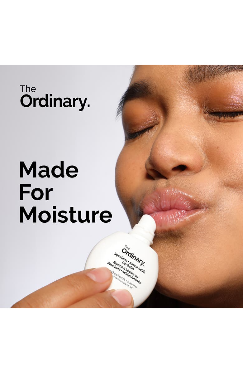 The Ordinary Squalane + Amino Acids Hydrating Lip Balm, for Lips, Elbows & Cuticles, Alternate, color,