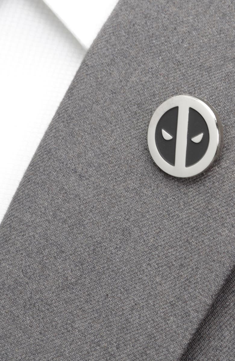 Cufflinks, Inc. Deadpool Mask Lapel Pin, Alternate, color, 