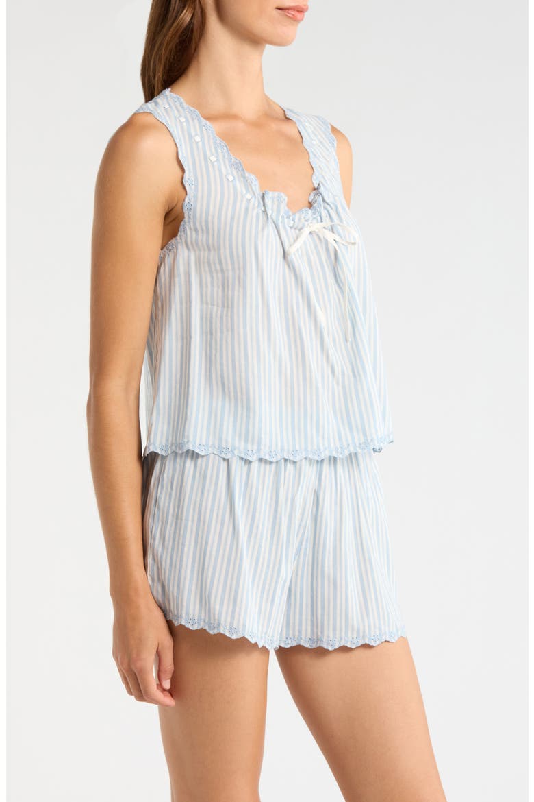 Hazel Short Pajamas, Alternate, color, CALAMARI STRIPE
