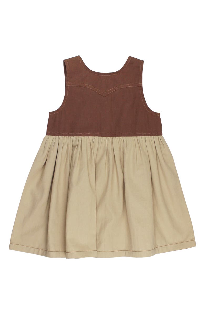 L'ovedbaby Sleeveless Organic Cotton Western Dress, Alternate, color, 