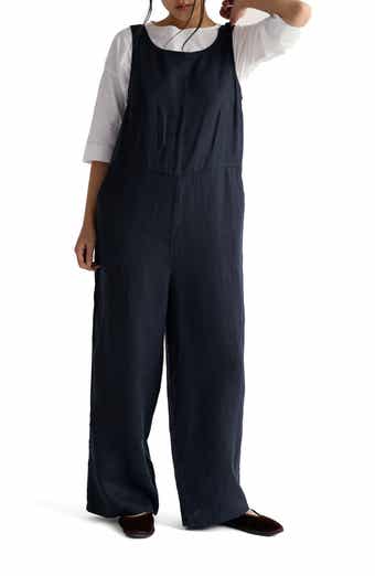 Salt Air Wide Leg Linen Jumpsuit
