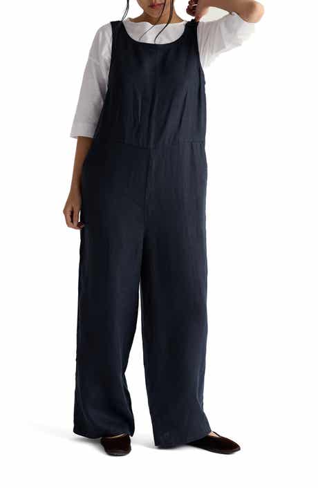 Salt Air Wide Leg Linen Jumpsuit