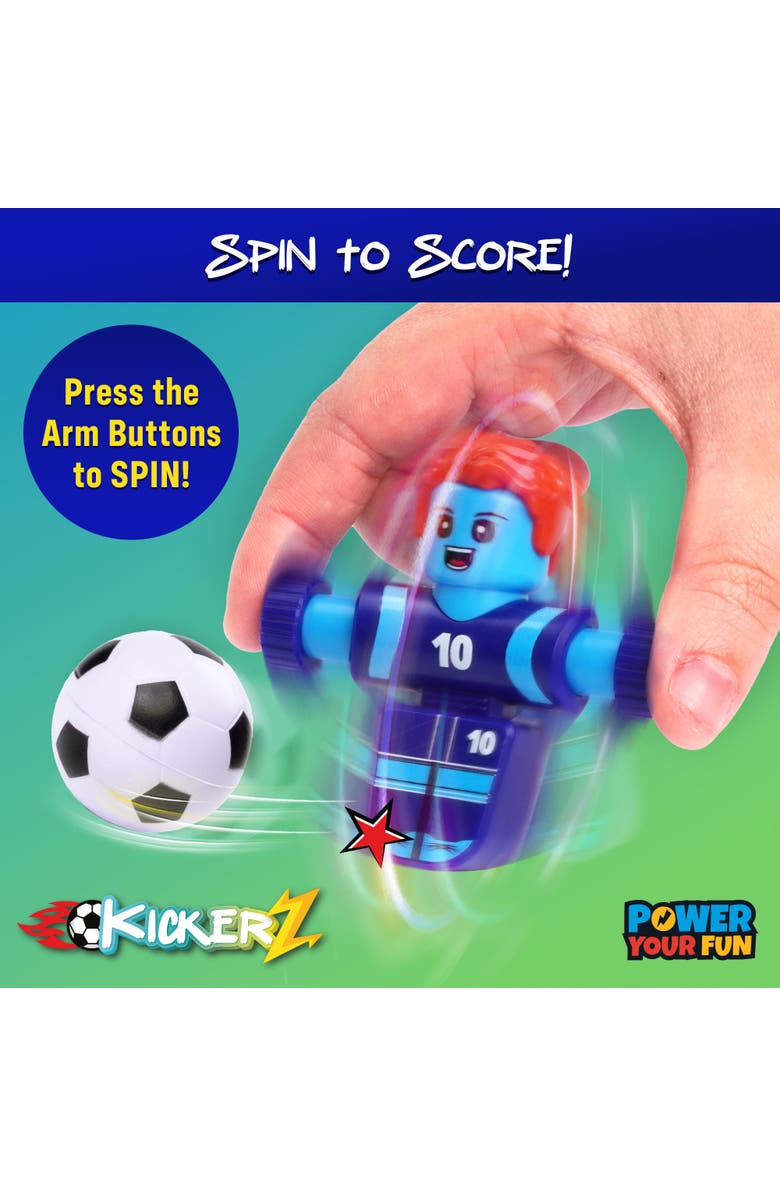 Power Your Fun KickerZ Soccer Fidgets Game Set- 8pc, Alternate, color, Multi Color