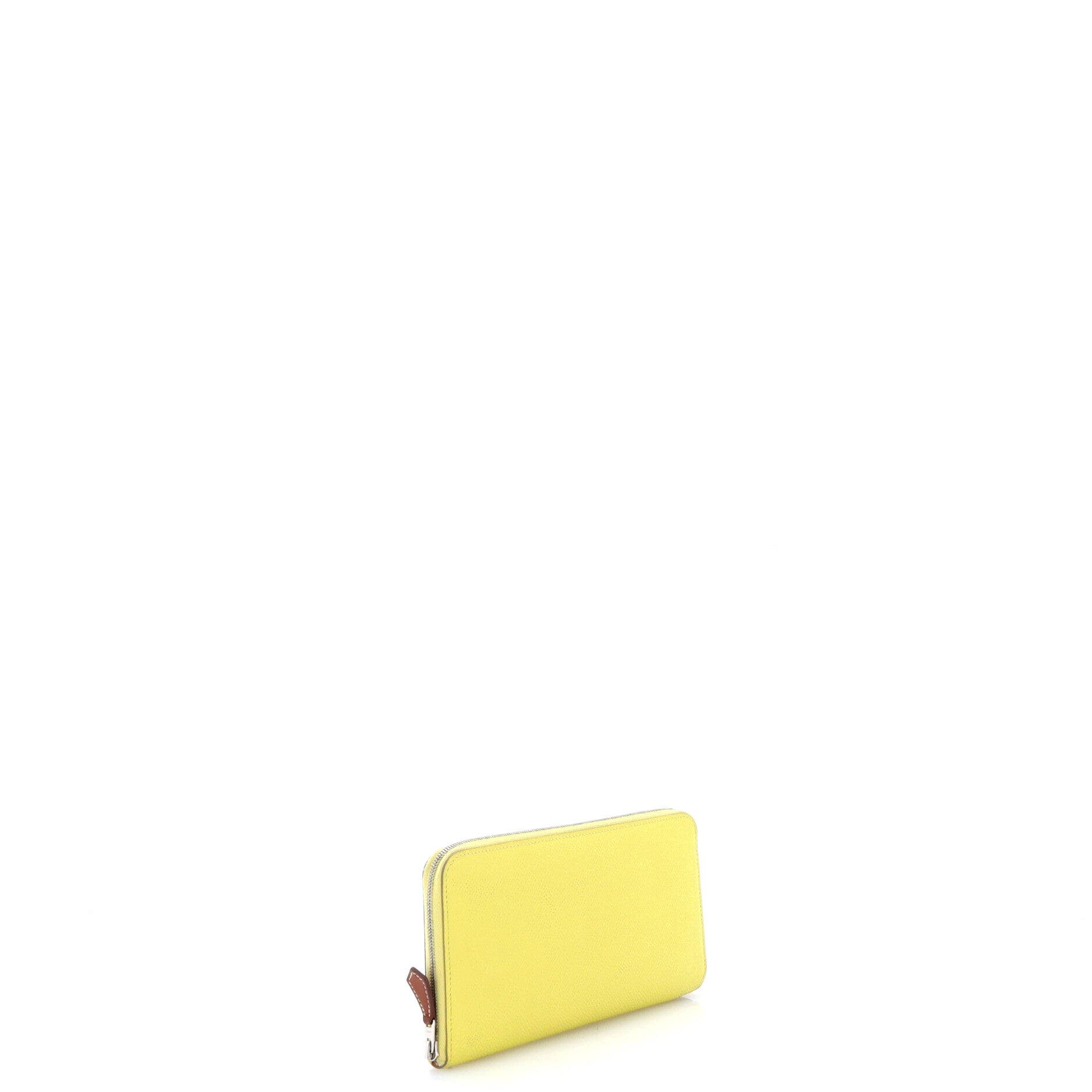 Azap Zip Around Wallet Silk'in Epsom Long, Alternate, color, Lime