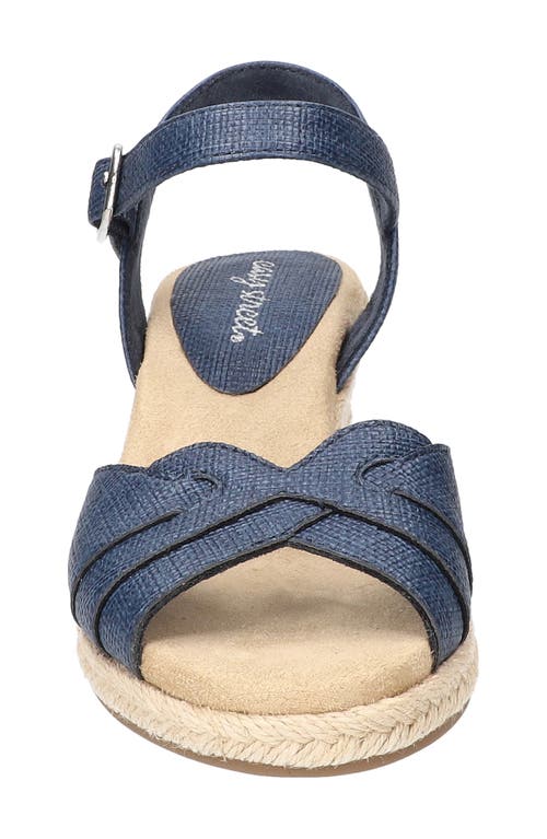 EASY STREET EASY STREET MIRAMAR ANKLE STRAP WEDGE SANDAL 