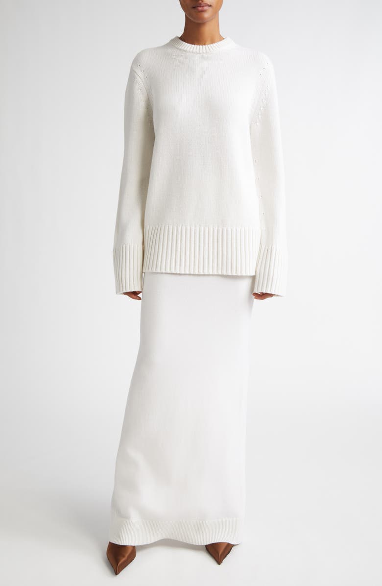 Michael Kors Collection Oversize Cashmere Tunic Sweater, Alternate, color,