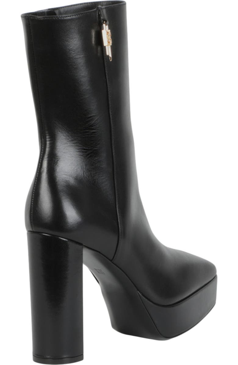 Givenchy G Lock Platform Leather Boot, Alternate, color, Black