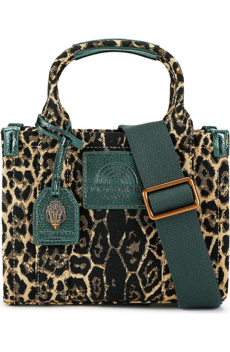 Kurt Geiger London X-Small Southbank Canvas Tote, Main, color, Open Brown