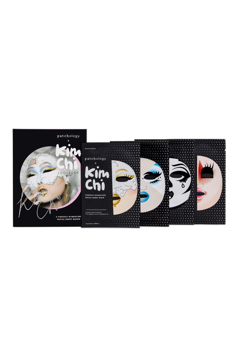 x Kim Chi Fiercely Hydrating Face Mask Look Book (Nordstrom Exclusive), Main, color, 4 COUNT
