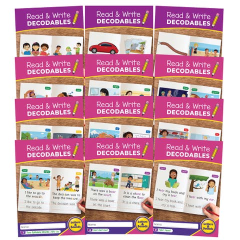 Read & Write Decodables Set B The Science of Reading