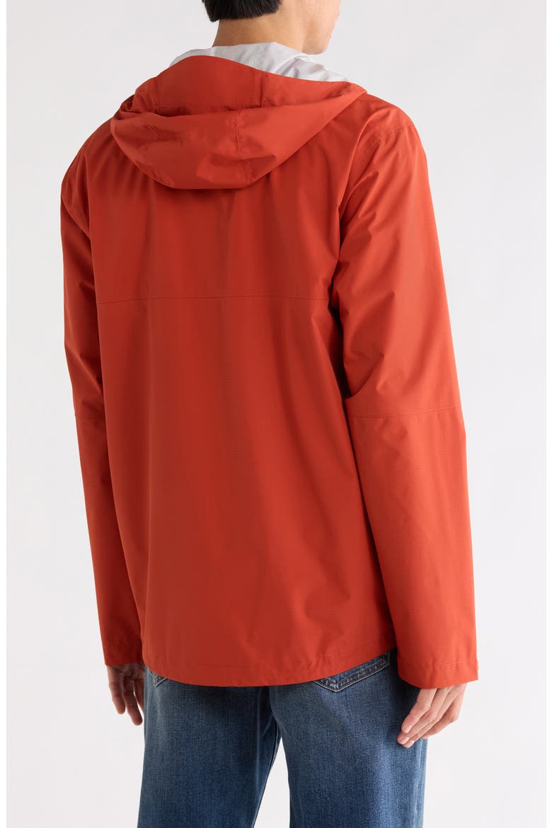 Seam Sealed Waterproof Windbreaker Jacket, Alternate, color, CLAY ORANGE