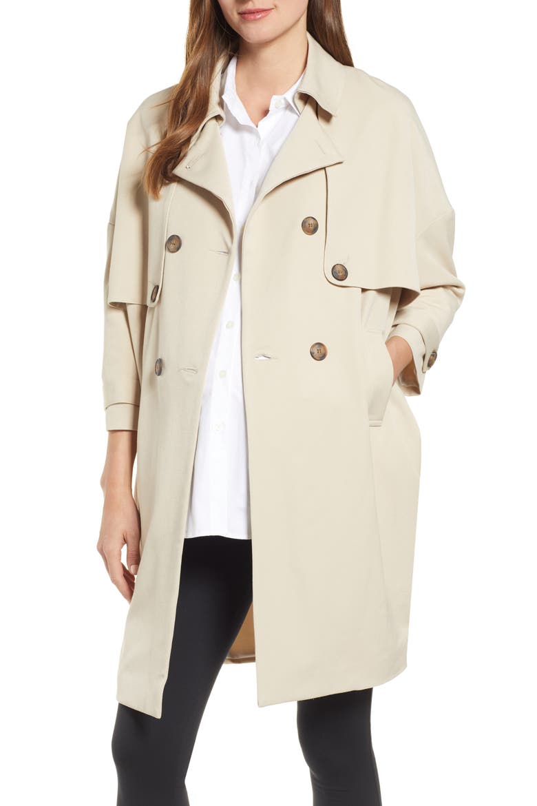 Trench Coat, Main, color, KHAKI