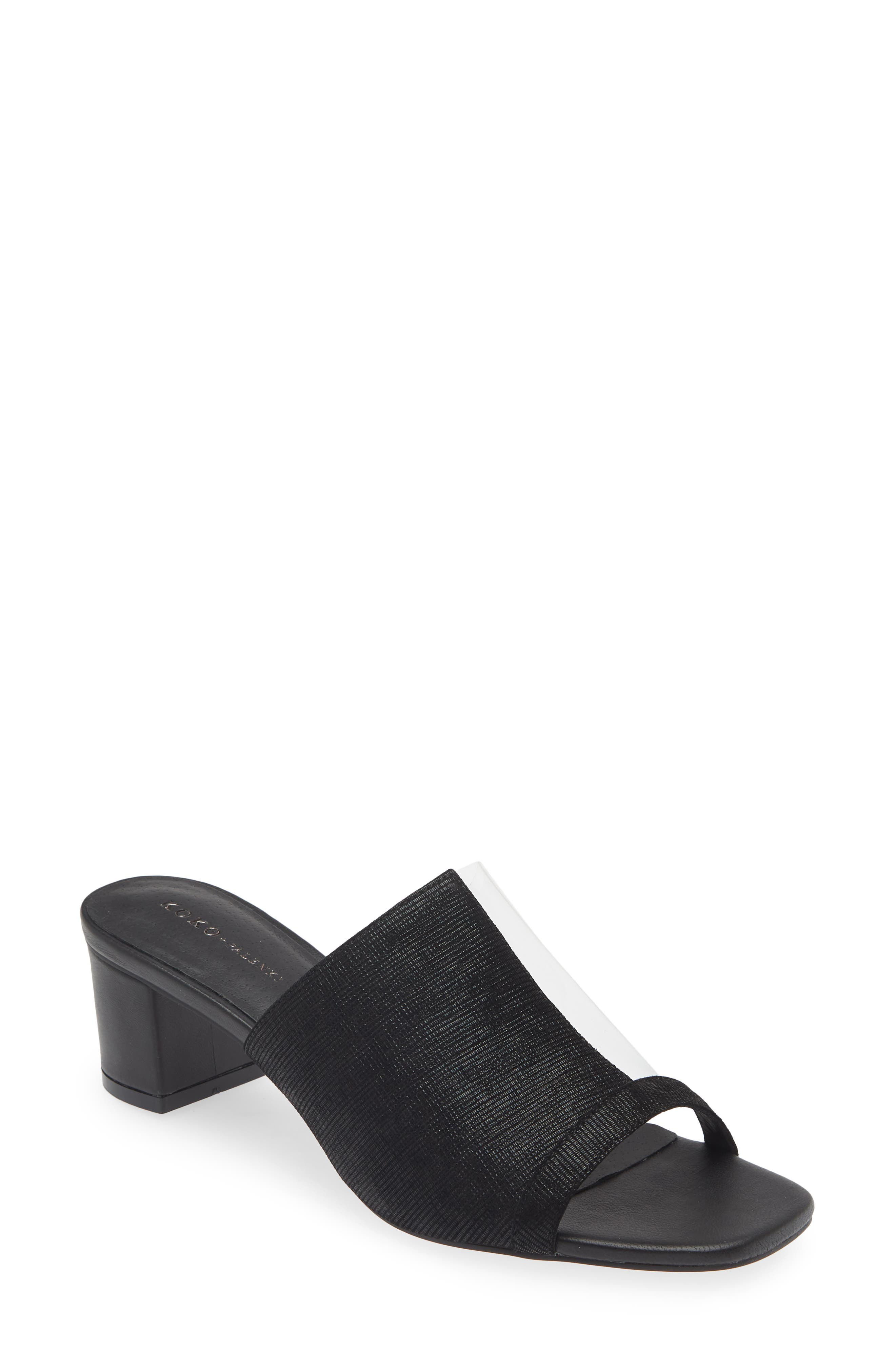 KOKO + PALENKI Lyrics Slide Sandal, Main, color, 