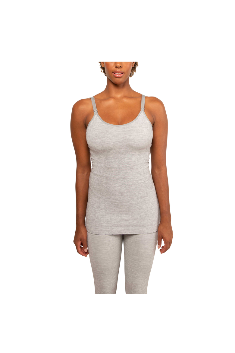 Modern Eternity Yoga Nursing Tank Seamless Maternity  Isabella Breastfeeding Tank, Main, color, Graphite Melange
