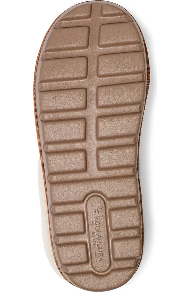 Koolaburra by UGG<sup>®</sup> Tizzey Faux Fur Lined Slipper, Alternate, color, Chestnut