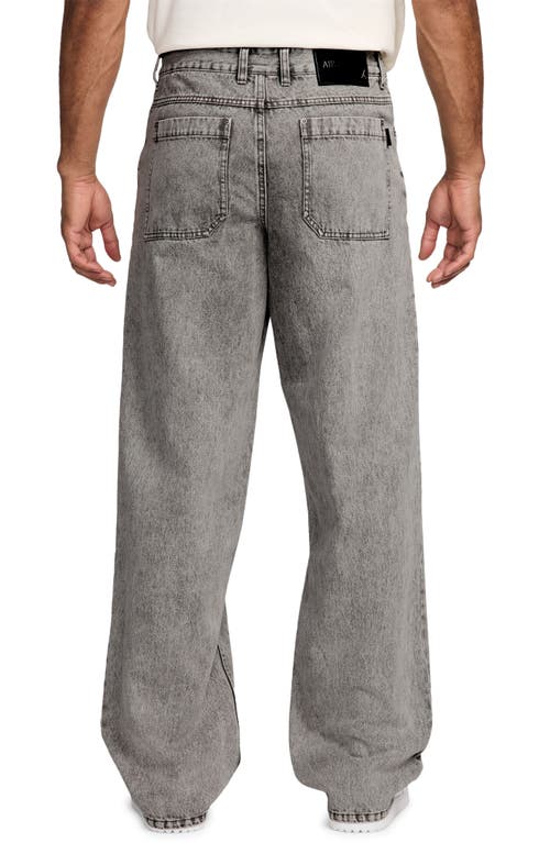 Shop Jordan Air  Loose Fit Jeans In Flat Pewter