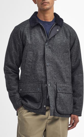 Barbour Bedale Check Wool Jacket Nordstrom