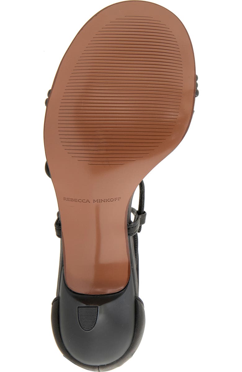 Rebecca Minkoff Lilibet Ankle Tie Sandal, Alternate, color, Black