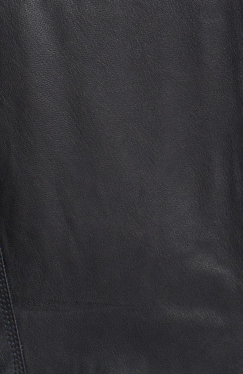 DIESEL<sup>®</sup> 'Lagnum' Leather Racing Jacket, Alternate, color, 