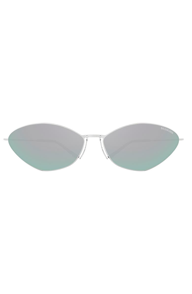Balenciaga 68mm Oversize Cat Eye Sunglasses, Main, color, 