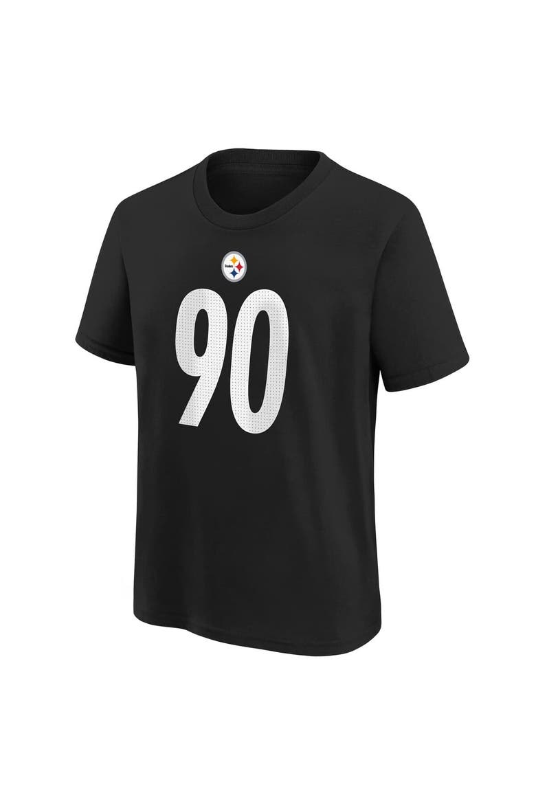 Youth Nike T.J. Watt Black Pittsburgh Steelers Player Name & Number T-Shirt, Alternate, color, Black