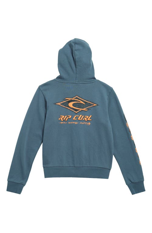 Rip Curl Kids' Raw Energy Hoodie In Vintage Navy