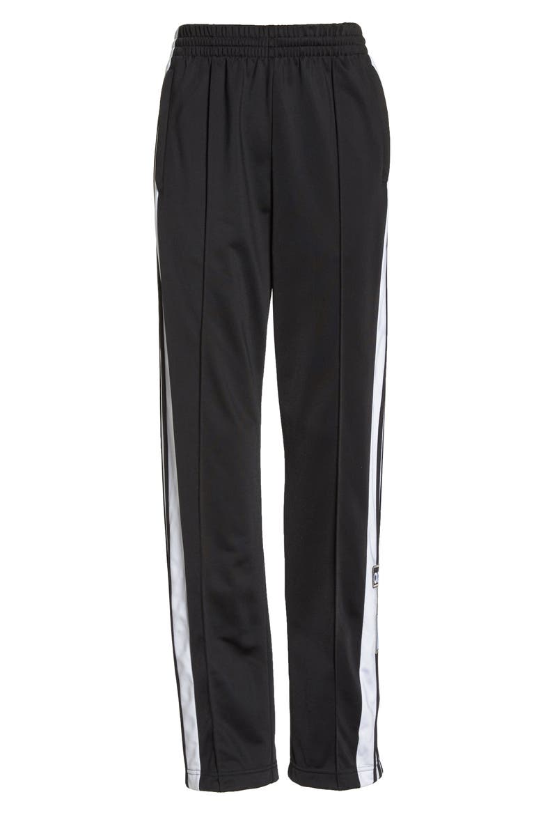 Adibreak Tearaway Track Pants, Alternate, color, BLACK/ CARBON