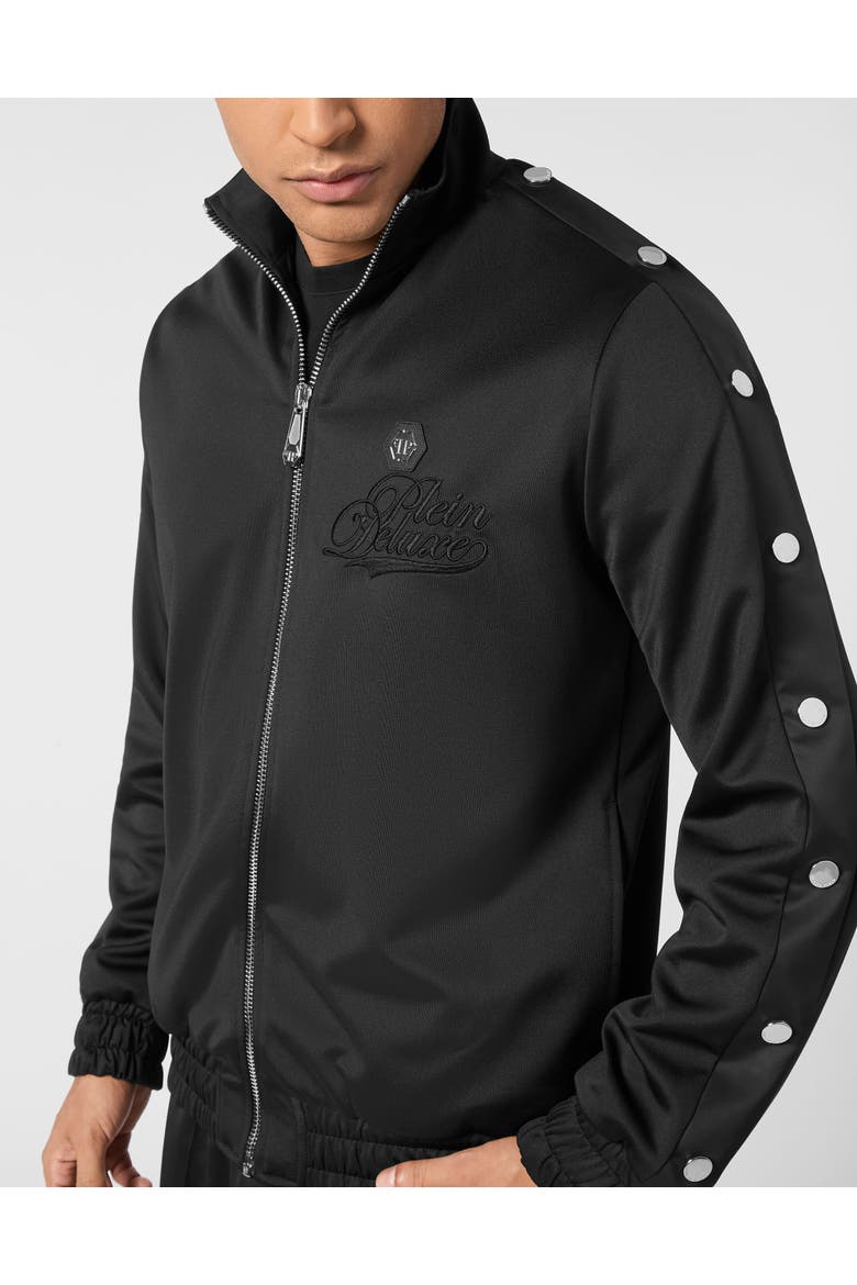 Tracksuit Jacket Plein Deluxe Signature Men, Alternate, color, black