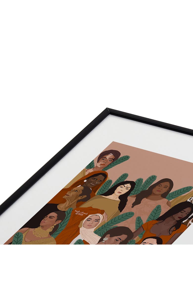 Deny Designs Every Color is Beautiful Framed Art Print, Alternate, color, 