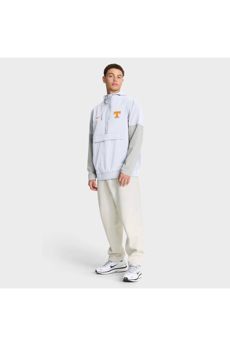 Men's Nike White Tennessee Volunteers Anorak Half-Zip Hoodie Jacket, Alternate, color, White