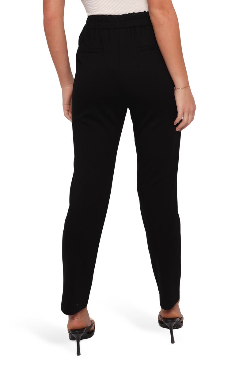 Petal & Pup Martina Tapered Leg Pants, Alternate, color, Black