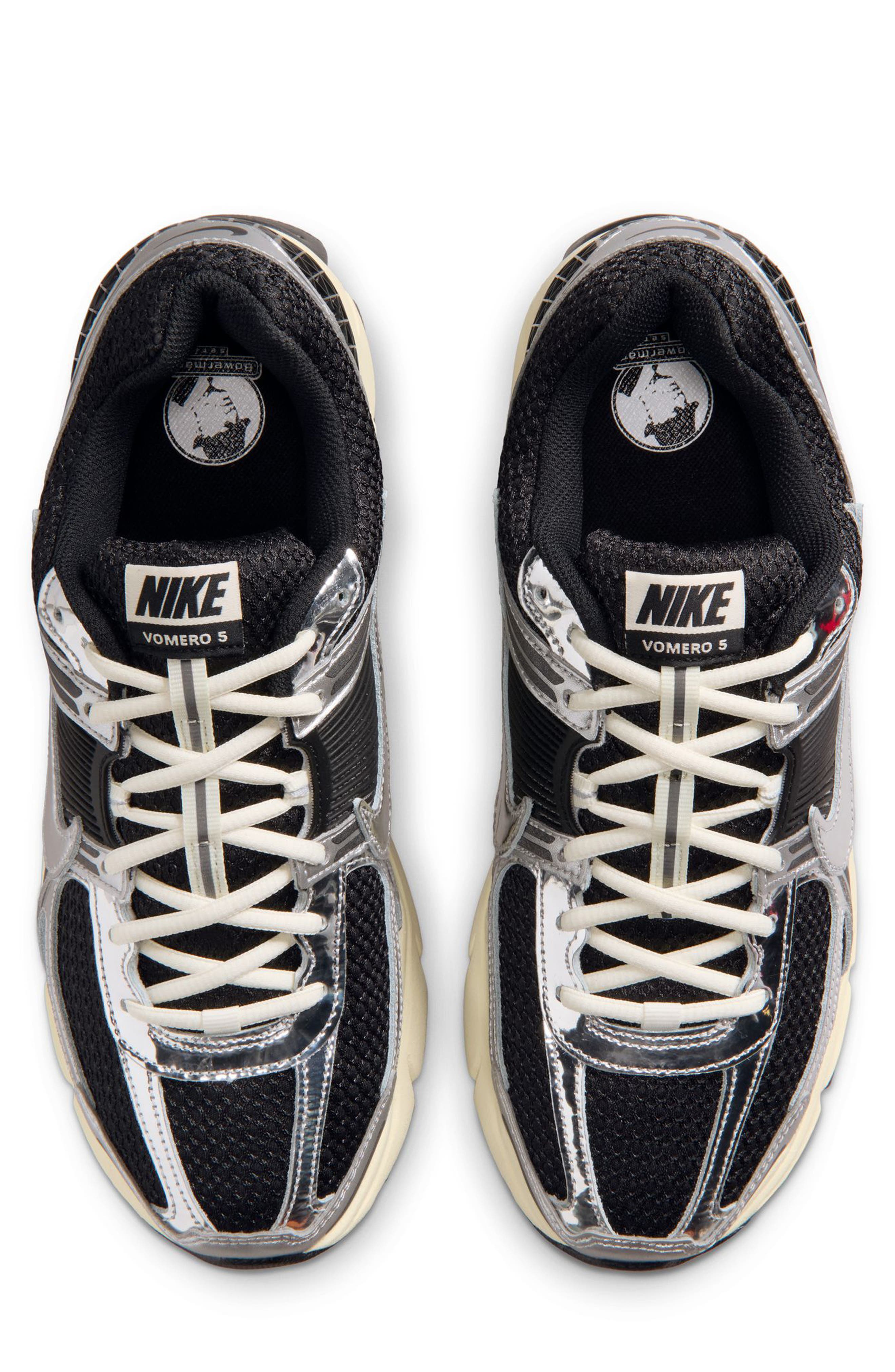 Zoom Vomero 5 Sneaker, Alternate, color, BLACK/ CHROME