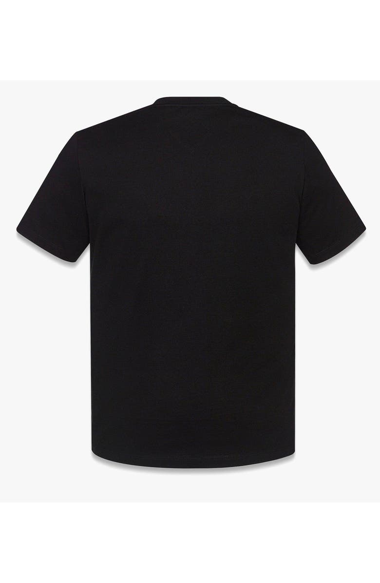 MCM Essential Logo Print T-Shirt in Organic Cotton, Alternate, color, Black