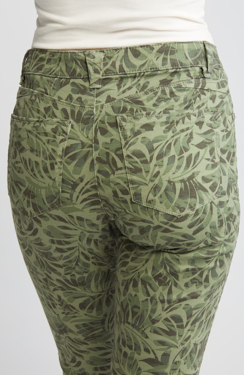 Wit & Wisdom 'Ab'Solution Print High Waist Slim Leg Pants, Alternate, color, 