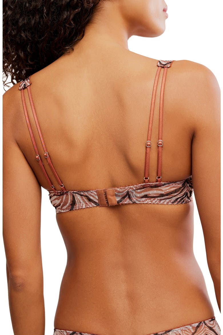 Intimately FP Fiona Underwire Balconette Bra, Alternate, color, ZEBRA