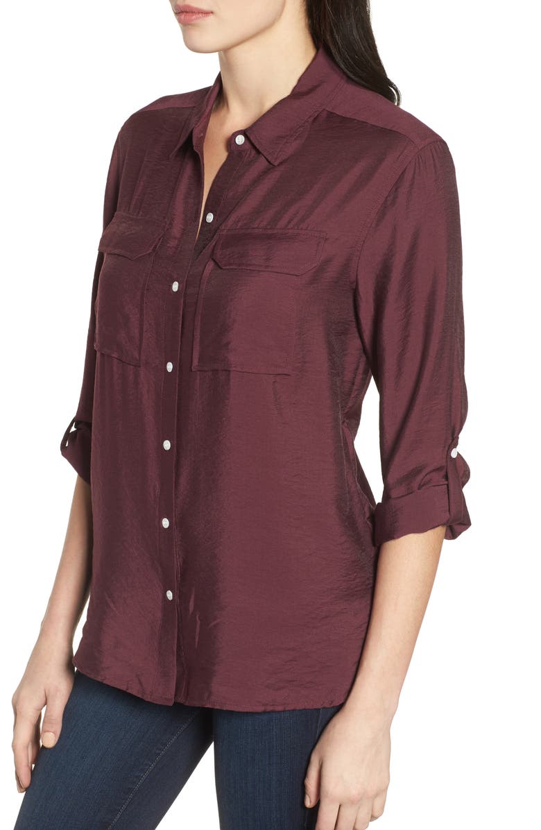Two by Vince Camuto Utility Shirt, Alternate, color, 